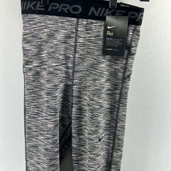 Women's Fitted Space-Dyed Cropped Tights Black  - Sz S - NWT - Picture 2 of 7